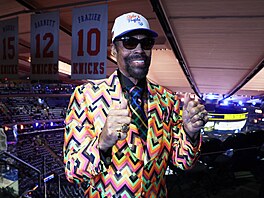 Walt Frazier, dvojnásobný vít�z NBA s New York Knicks v 70. letech, nem��e na...