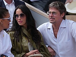 Ines de Ramonová a Brad Pitt v Pa�í�i na French Open (6. �ervna 2026)