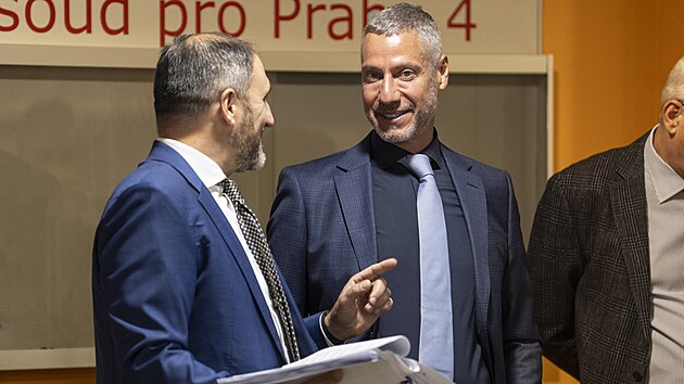 Zl�nsk� podnikatel Michal Redl u obvodn�ho soudu pro Prahu 9, kter� projedn�v� kauzu Dozimetr. (9. �ervna 2026)