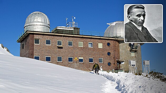 Anton�n Be�v�� zalo�il na Skalnat�m plese astronomickou a meteorologickou...
