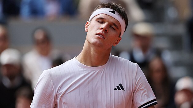 Jakub Men�ík v semifinále Ralond Garros