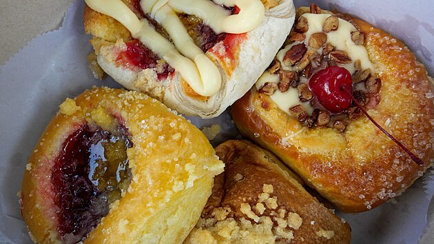 I takhle vypadají Czech kolaches, neboli české koláče, které můžete ochutnat ve...