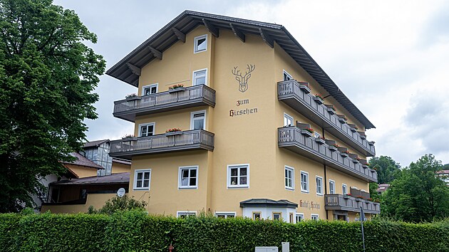 Hotel Zum Hirschen nacházející se v bavorském m�st� Lam nedaleko �eských hranic...