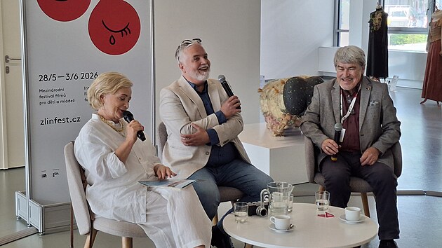 Jana Nagyov� a Ond�ej Kepka na zl�nsk�m filmov�m festivalu vzpom�nali na nat��en� seri�lu Arabela. (�erven 2026)