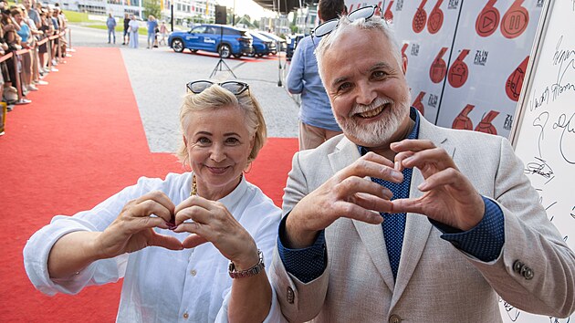 Jana Nagyov� a Ond�ej Kepka na zl�nsk�m filmov�m festivalu vzpom�nali na nat��en� seri�lu Arabela. (�erven 2026)