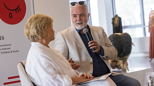 Jana Nagyov� a Ond�ej Kepka na zl�nsk�m filmov�m festivalu vzpom�nali na nat��en� seri�lu Arabela. (�erven 2026)