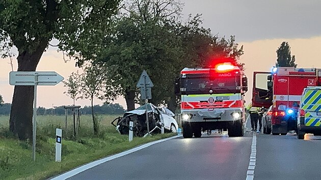 Vá�ná nehoda na silnici 125 u Kolína. (5. �ervna 2026)