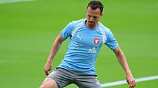 Vladimír Darida na tréninku �eské reprezentace.