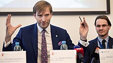 Tisková konference ministerstva zdravotnictví a V�eobecné fakultní nemocnice v...