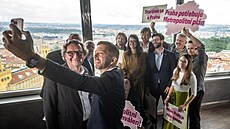 Zahájení kampan� Starost� (STAN) do komunálních voleb v Praze za ú�asti...