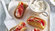 Jahodové tacos