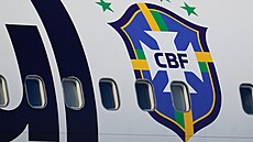 P�ílet brazilské reprezentace do d�ji�t� mistrovství sv�ta ve fotbale v USA.