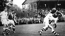 Zápas �eskoslovenské reprezentace na  mistrovství sv�ta ve fotbale 1958