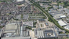 Pohled na západoanglický Swindon (�erven 2015)