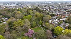 Pohled na západoanglický Swindon (10. dubna 2026