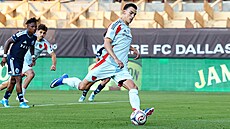 Chorvatský fotbalista Petar Musa v dresu amerického Dallasu.