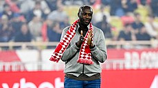 Yaya Touré na utkání francouzské ligy mezi Monakem a Lille.