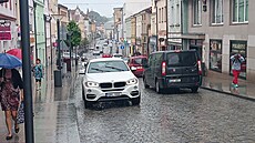Za de�t� v Dolní ulici, která slou�í jako jedna z klí�ových tras sm��ujících do...