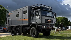Expedi�ní kamion MAN 6×6, který si v �esku nechali postavit n�me�tí majitelé,...