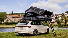 �koda Octavia Combi se st�e�ním stanem Sovnaran Skalmutt