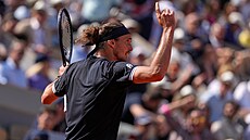 Alexander Zverev b�hem finále Roland Garros
