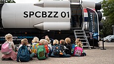Mobilní raketa SpaceBuzz nabídne v centru Prahy virtuální cestu na ob�nou...