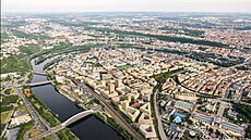 Vizualizace budoucí podoby pra�ských Bubn�. Na rozsáhlém brownfieldu kolem...