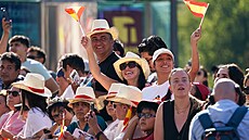 Pape� Lev XIV b�hem náv�t�vy �pan�lského Madridu (8. �ervna 2026)
