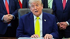 Donald Trump v Oválné pracovn� Bílého domu (4. �ervna 2026)