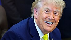 Donald Trump v Oválné pracovn� Bílého domu (4. �ervna 2026)