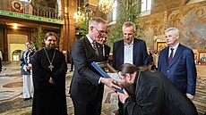 P�edseda americké Komise výtvarných um�ní Rodney Cook v Petrohrad� nav�tívil...