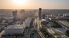 Panorama polských Katovic, které by se mohly stát centrem slezského superm�sta....