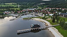 Pohled na b�eh v Lipn� nad Vltavou. (8. �ervna 2026)
