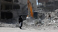 Íránský Teherán po bombardování izraelskými st�elami (8. �ervna 2026)