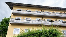 Hotel Zum Hirschen nacházející se v bavorském m�st� Lam nedaleko �eských hranic...