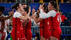 �eské basketbalistky slaví vít�zství nad Madagaskarem a postup do osmifinále...