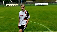 Veronika �erná, fotbalistka Chotusic.