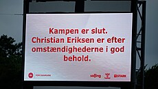 Zápas Dánska s Ukrajinou byl po kolapsu Christiana Eriksena p�eru�en. �Zápas je...