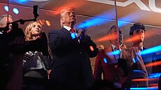 Americký prezident Donald Trump p�ed finále NBA v Madison Square Garden