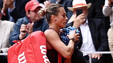 Aryna Sabalenková po proh�e ve �tvrtfinále Roland Garros