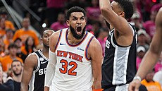 Karl-Anthony Towns z New York Knicks a jeho emoce.