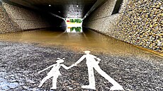 Podchod pod Hradeckou ulicí na hradecké k�i�ovatce Mileta je otev�ený u� od...