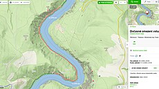 Uzav�ená �ást p�í trasy podél Svatojánských proud�. (1. �ervna 2026)