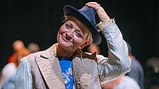 Erika Stárková na �tené zkou�ce muzikálu Saturnin (3. �ervna 2026)