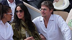 Ines de Ramonová a Brad Pitt v Pa�í�i na French Open (6. �ervna 2026)