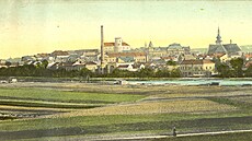P�erov za�il na vojenském cvi�i�ti v roce 1906 legendární Wild West show.