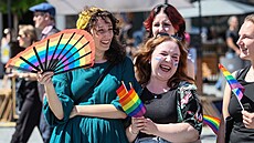 Centrem Brna dnes prošel duhový průvod Brno Pride Parade