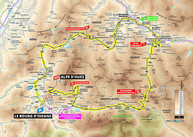 Tour ONLINE: Col du Galibier třídí únik, UAE pečlivě kontroluje rozestup