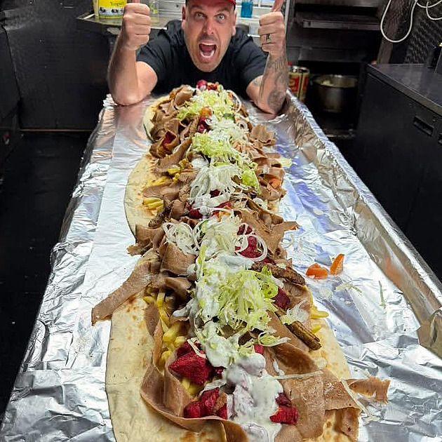 Giant kebab and possibly a cheaper medicine for constipation. A ten-kilogram monster has driven England crazy