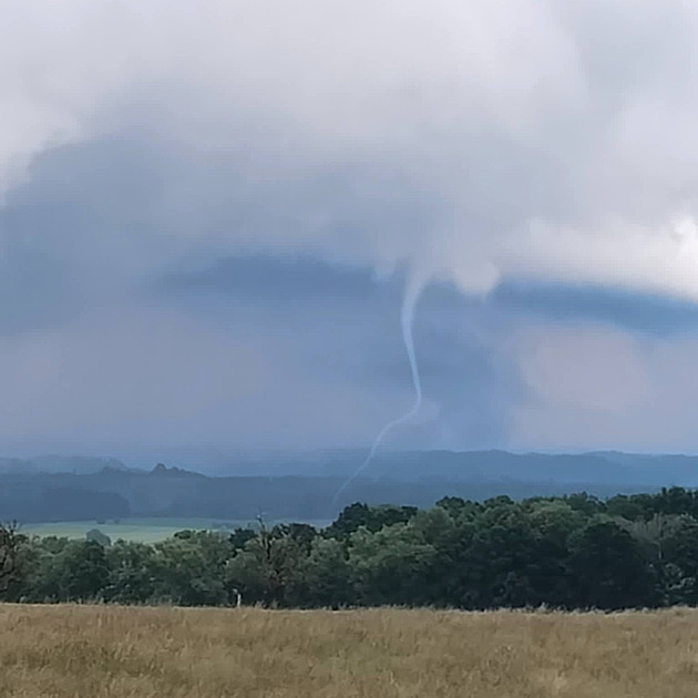 Letos už páté tornádo, radují se meteorologové. A ukázali jeho fotku